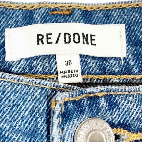 NEW REDONE 70s Straight Leg High Rise Jeans Sizes 30 - Picture 10 of 13